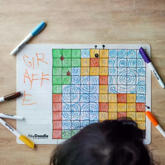 Χαλάκι Ζωγραφικής Hey Doodle 100 Squares Large image 9