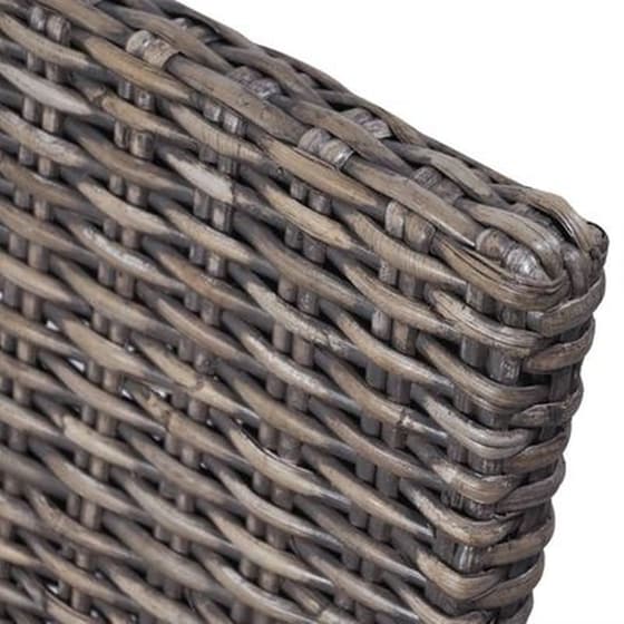 Καρέκλες Τραπεζαρίας Vidaxl από Ρατάν Kubu και Ξύλο Μάνγκο 4 Τμχ - Καφέ image 4