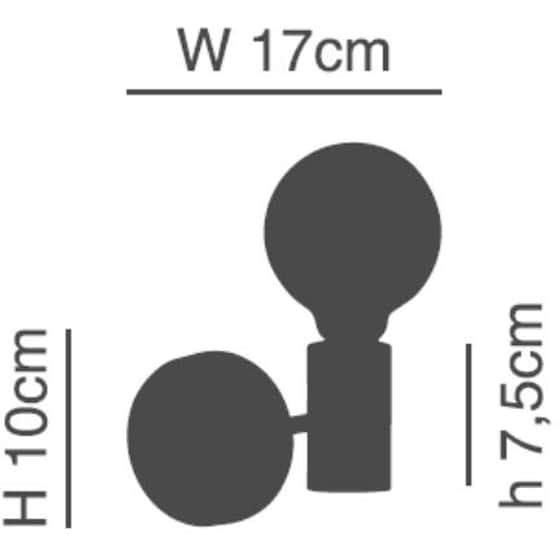Φωτιστικό Τοίχου Homelighting Adept Tube 77-8253 - Μαύρο image 1