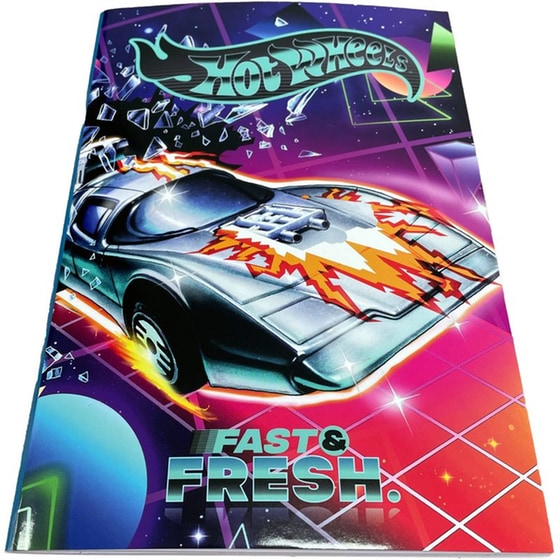 Τετράδιο Καρφίτσα Gim Hot Wheels 40 Φύλλων image 0