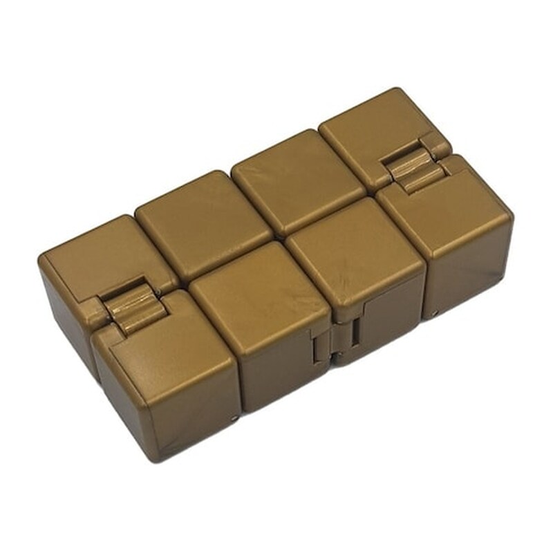 Anti Stress Fidget Infinite Cube – Αντιστρες Ατέρμονας Κύβος – Χρυσό