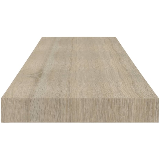 Ράφι Τοίχου VidaXL από MDF 80x23.5x3,8 cm - Δρυς/Φυσικό image 3