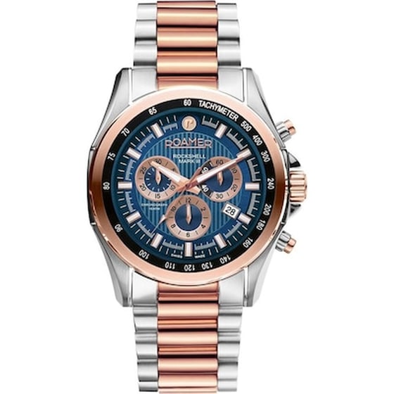 Roamer Rockshell Mark Iii Chronograph Two Tone Stainless Steel Bracelet image 0