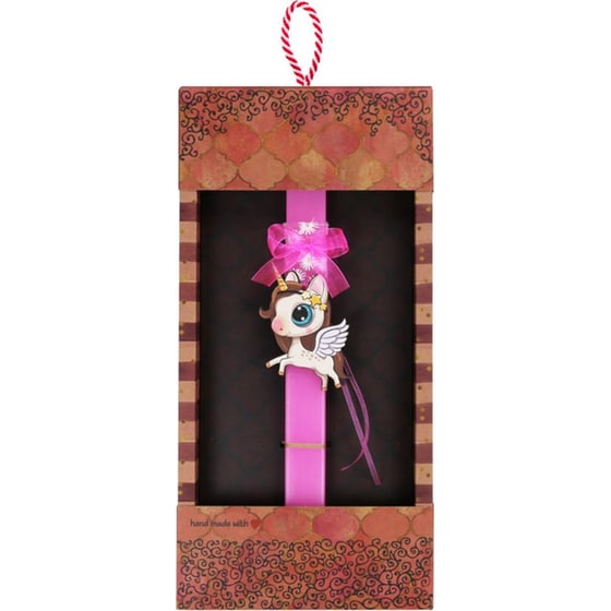 Λαμπάδα Synchronia Μονόκερος&nbsp;Με&nbsp;Φτερά image 0