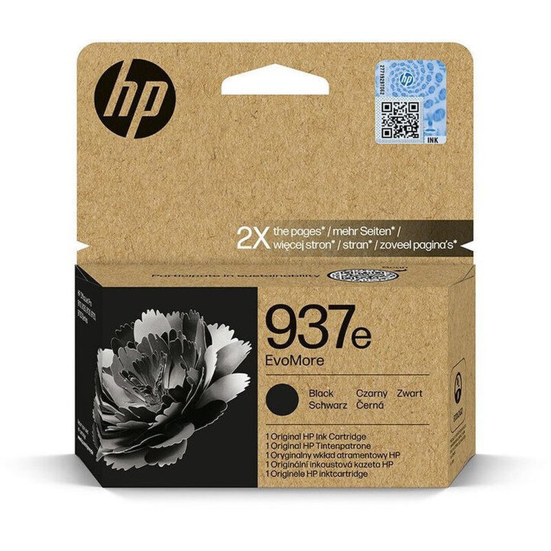 HP 937e XL Μαύρο Μελάνι Εκτυπωτή