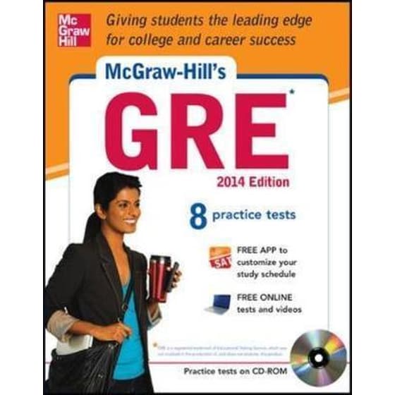 McGraw-Hill's GRE with CD-ROM, 2014 Edition image 0