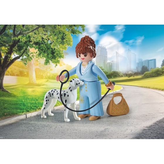 Playmobil Μοντέρνα Κοπέλα Με Σκυλί Δαλματίας (71736) image 1