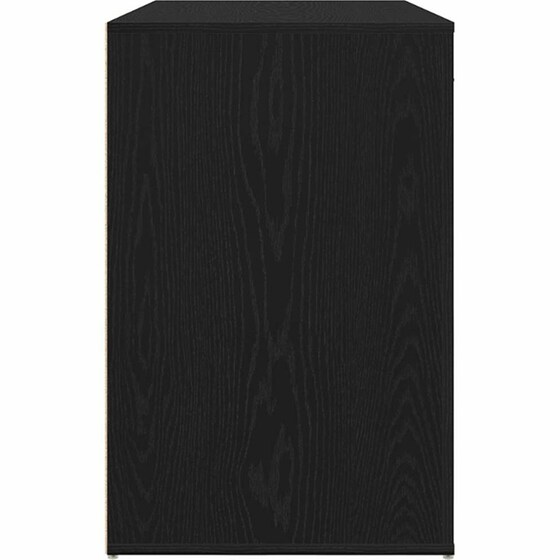 Γραφείο VidaXL από Επεξεργασμένο Ξύλο 100x49x74 cm - Μαύρη Οξιά image 5