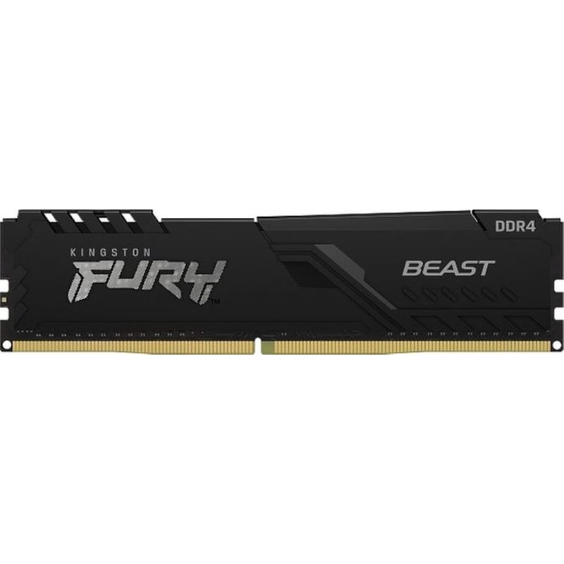 KINGSTON Μνήμη Ram Σταθερού DDR4 16GB Kingston Fury Beast 3200MHz