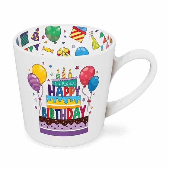 Κούπα Original Spin Κεραμική Happy Birthday 400ml image 0