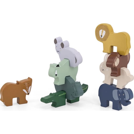 Ξύλινο Παιχνίδι Δραστηριότητας Trixie Animal Stacking Game image 1