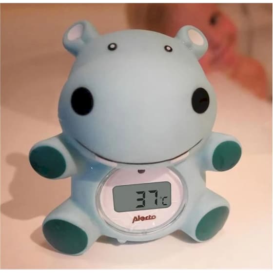 Alecto Ψηφιακό Θερμόμετρο Μπάνιου & Δωματίου για Μωρά Ιπποπόταμος image 5