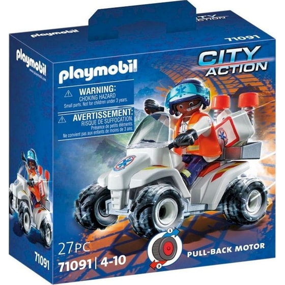 PLAYMOBIL® City Action Διασώστρια με Γουρούνα 4x4 (71091) image 0