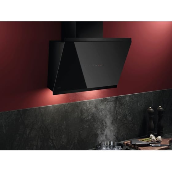 AEG GV77D61SB 60 cm Glossy Black Καμινάδα - Τζάκι Απορροφητήρας image 5