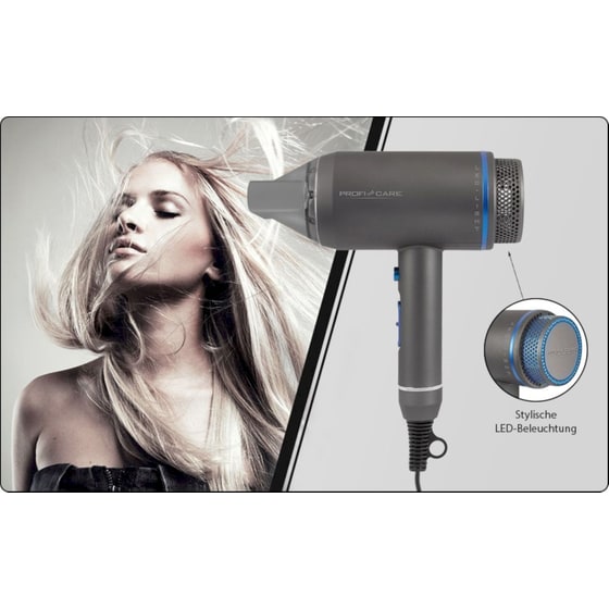 PROFICARE PC-HT 3082 Σεσουάρ Μαλλιών 1800 W Ανθρακί image 6
