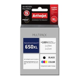 Συμβατό HP 650 Μαύρο Μελάνι Εκτυπωτή Cz102ae