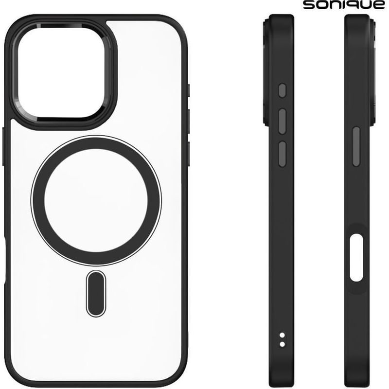 Θήκη Apple iPhone 16 Pro Max - Sonique Magnetic MagMetal - Black