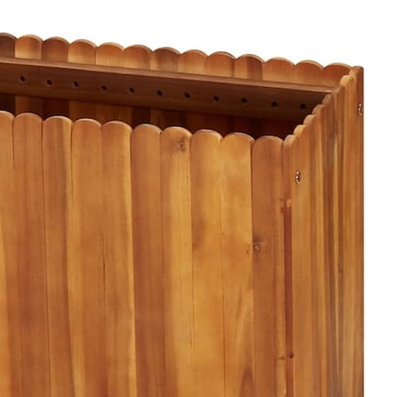 Vidaxl Ζαρντινιέρα Υπερυψωμένη 200 X 30 X 50 Εκ. Μασίφ Ξύλο Ακακίας image 5
