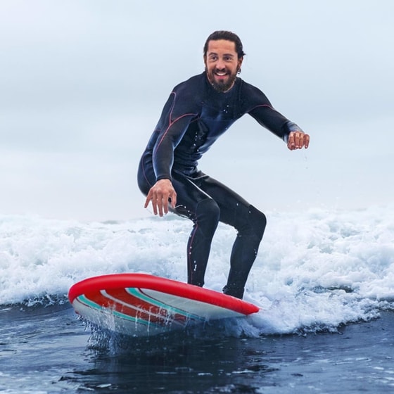 Φουσκωτή Σανίδα Surf Bestway Hydro-Force Compact Surf 8 243x57cm - Πολύχρωμη image 1