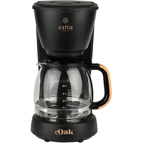 ESTIA 06-24673 Oak 1000 W 1.25 L Μαύρη Καφετιέρα Φίλτρου image 0