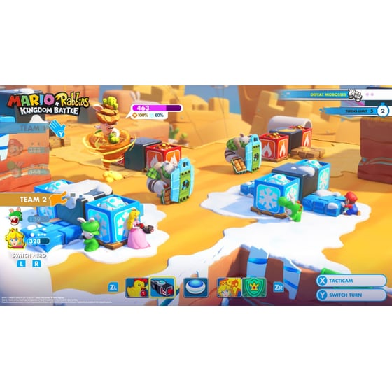 Mario + Rabbids: Kingdom Battle/ Mario + Rabbids Sparks of Hope (Code in a Box) - Nintendo Switch image 4