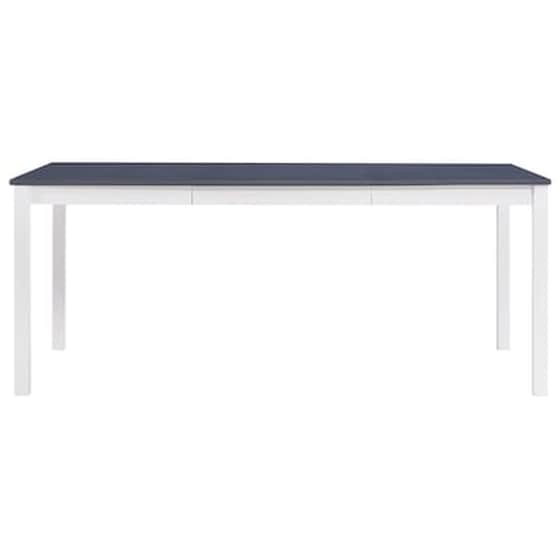 Τραπεζαρία Vidaxl από Ξύλο Πεύκου 180x90x73 cm -  Λευκό/Γκρι image 3