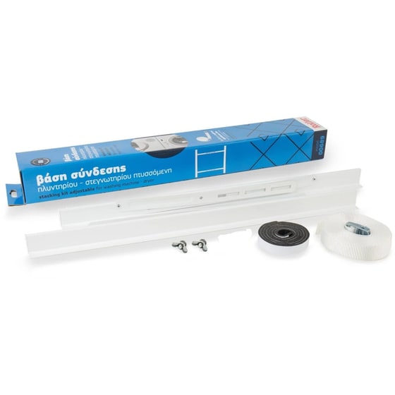 ROLLER 00689 Λευκό Βάση Σύνδεσης Πλυντηρίου – Στεγνωτηρίου image 2