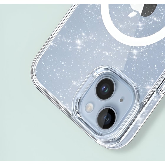 Θήκη Apple iPhone 13 - Tech-Protect FlexAir Hybrid - Διάφανη Glitter image 3