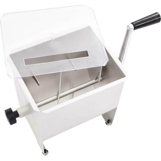 Ζυμωτήριο Κρεάτων VIDAXL 50959 με Κάδο 20 L Ασημί image 4