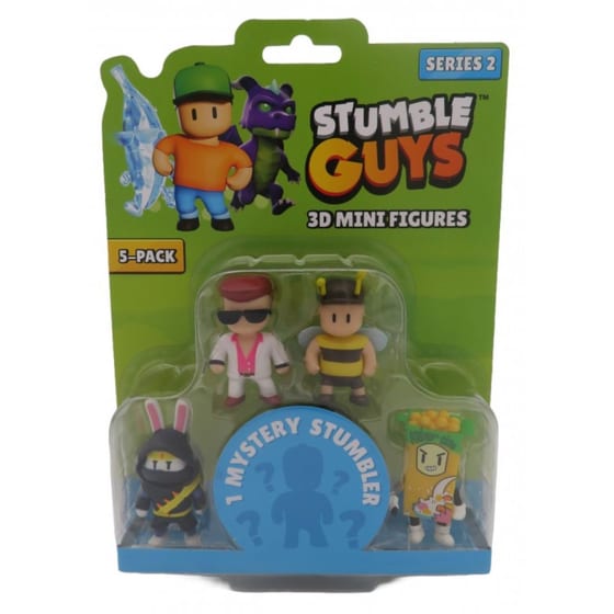 Stumble Guys S2 3D Mini figures 5 pack image 0