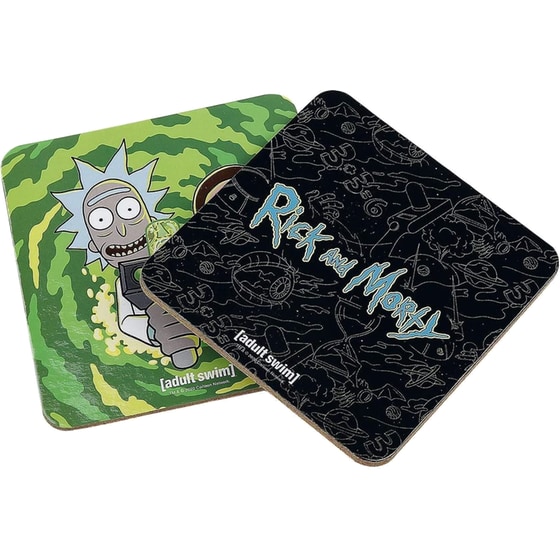Σετ Κούπα με Ποτήρι & 2 Σουβέρ GB Eye Portal Κεραμική - Rick Sanchez & Morty Smith image 3