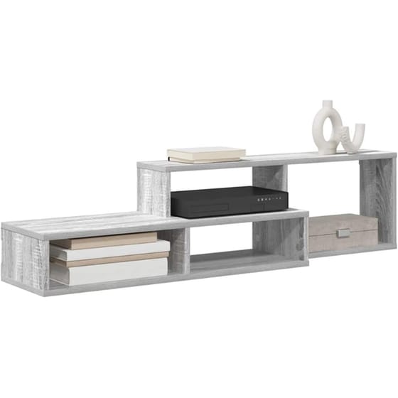 Έπιπλο Τηλεόρασης VidaXL Επιτοίχιο 120 x 25 x 28,5 cm - Γκρι image 2