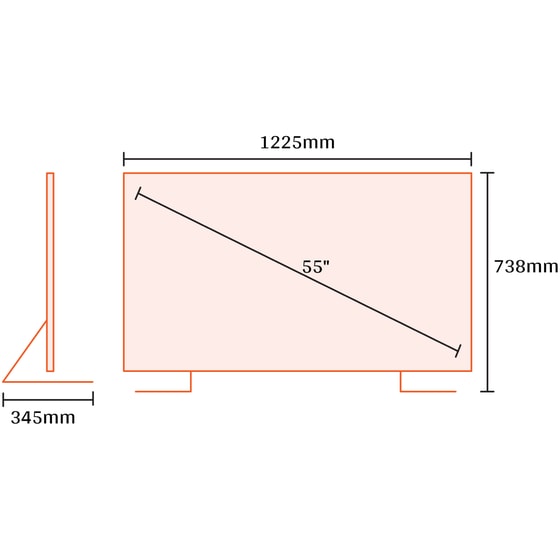 Sony LED 55" 4K Android Τηλεόραση XR55X90LAEP image 1