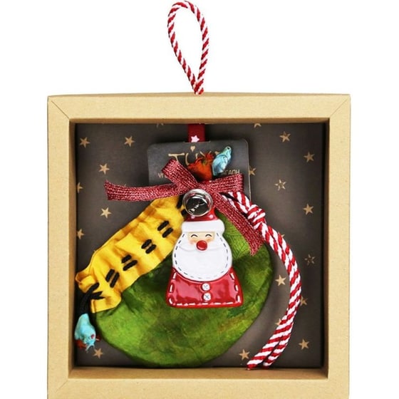 Γούρι Synchronia Κεραμικό Mini Άγιος Βασίλης 18cm image 1