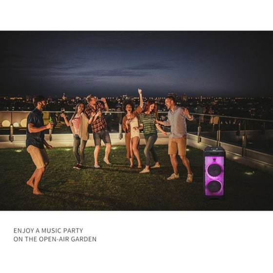 Party Speaker Akai Party Box 800 60W Karaoke - Μαύρο image 10