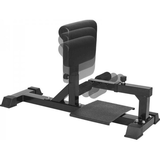 Ρυθμιζόμενος Πάγκος Γυμναστικής Sissy Squat GorillaSports G576 101.1x37.4x55.7cm - Μαύρο image 1