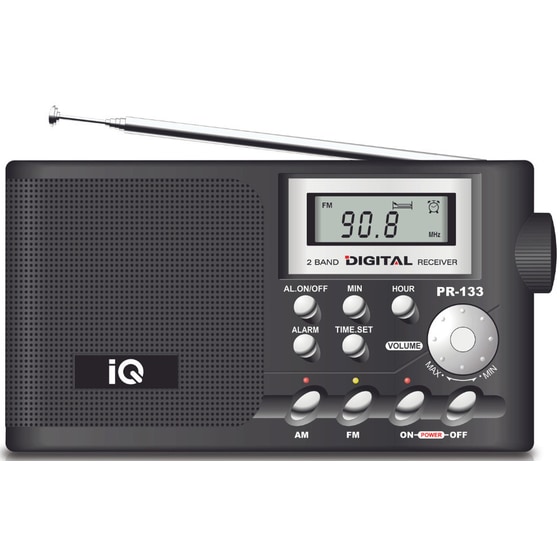 Φορητό Radio IQ PR-133 - Μαύρο image 0