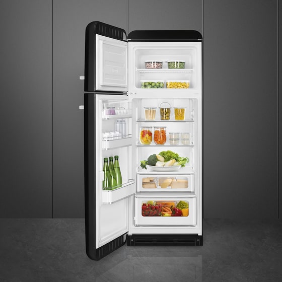 SMEG FAB30LBL5 294 Lt Μαύρο Δίπορτο Ψυγείο image 2