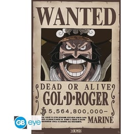 Αφίσα One Piece Gol D. Roger Wanted Κάθετη 61x92 cm