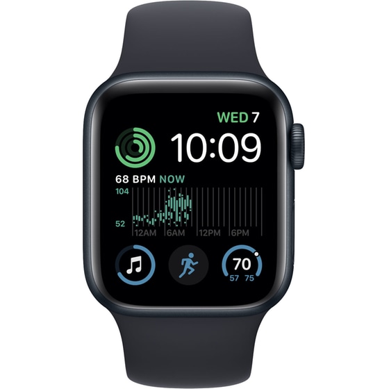 Apple Watch SE Cellular 40mm Midnight Aluminium Case with Midnight Sport Band - Regular image 1