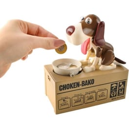 Κουμπαράς Dog Money Box Puppy Coin Bank Munching Toy Coin Bank  8124