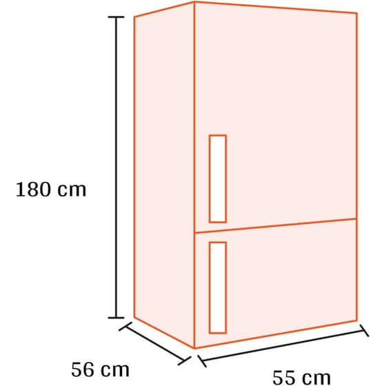 OMNYS FCS-E5180W Στατικό 262 Lt Λευκό Ψυγειοκαταψύκτης image 1