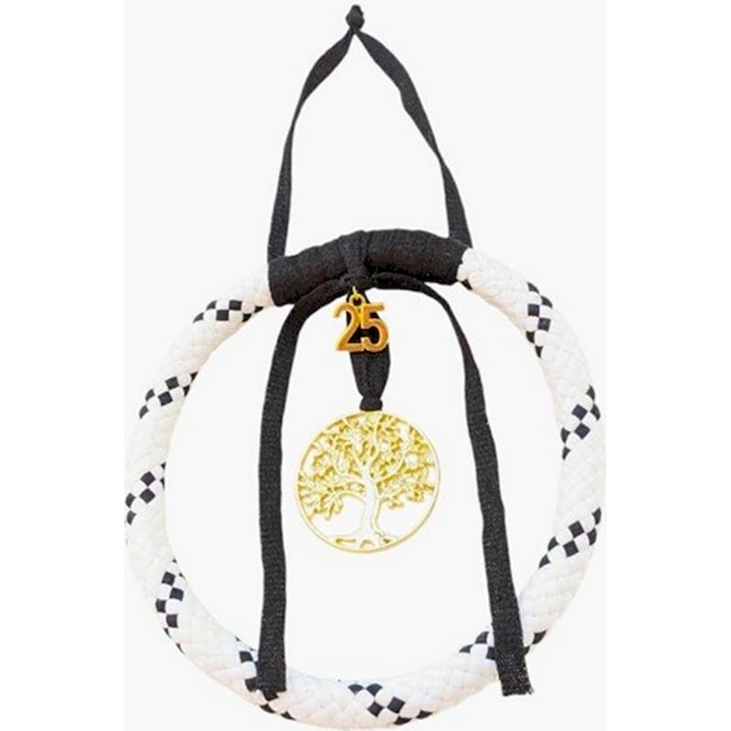 FEELBOHO Χειροποιητο Boho Στεφανακι Μαυρο Χρυσο