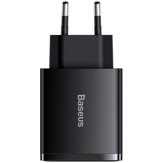 Φορτιστής Πρίζας Baseus CCXJ-E01 Usb-C/2xUsb 30W - Black image 2