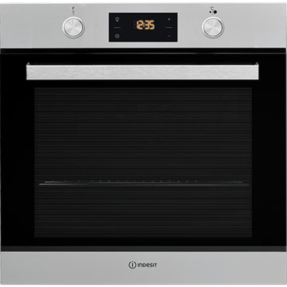 INDESIT IFW 6841 JH IX 71 Lt Inox Εντοιχιζόμενος Φούρνος Άνω Πάγκου image 0