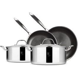 Σετ Μαγειρικών Σκευών BERLINGER HAUS BH-8517 6 τμχ Inox
