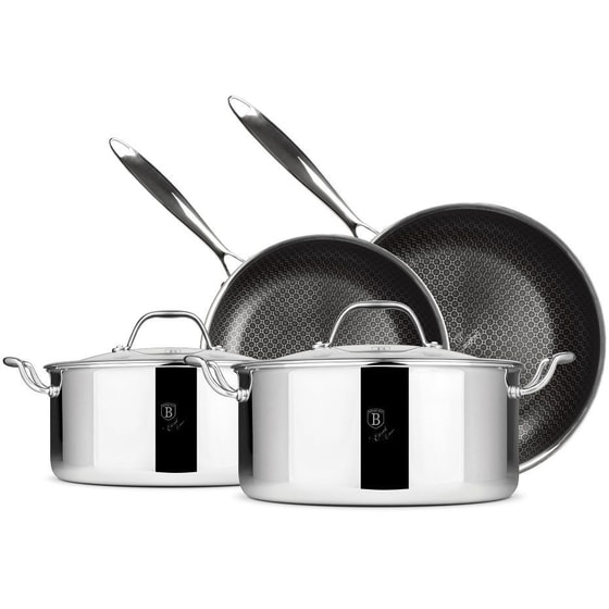 Σετ Μαγειρικών Σκευών BERLINGER HAUS BH-8517 6 τμχ Inox image 0