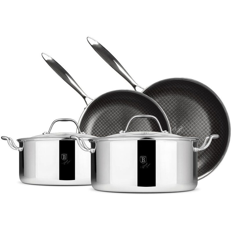 Σετ Μαγειρικών Σκευών BERLINGER HAUS BH-8517 6 τμχ Inox