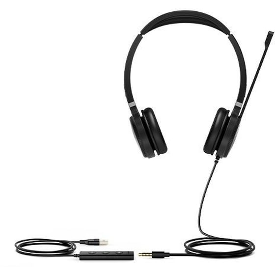 Ενσύρματα Ακουστικά Κεφαλής Yealink UH36 Dual - Μαύρο image 1