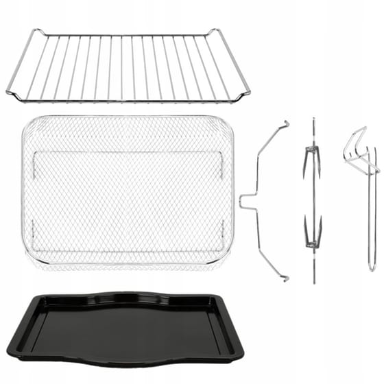 Ηλεκτρικό Φουρνάκι TURBOTRONIC airchef Pro TT-AF32DRD 32 Lt -Μαύρο image 4